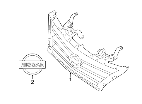 Sentra GRILLE & COMPONENTS