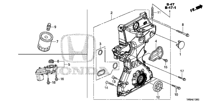 CIVIC SEDAN OIL PUMP (1.8L)