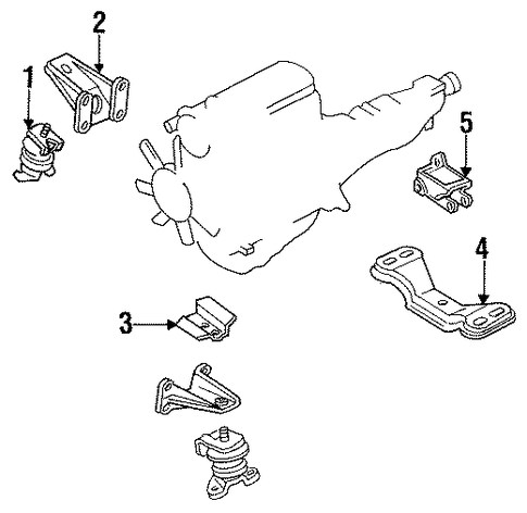 MPV ENGINE & TRANS MOUNTING