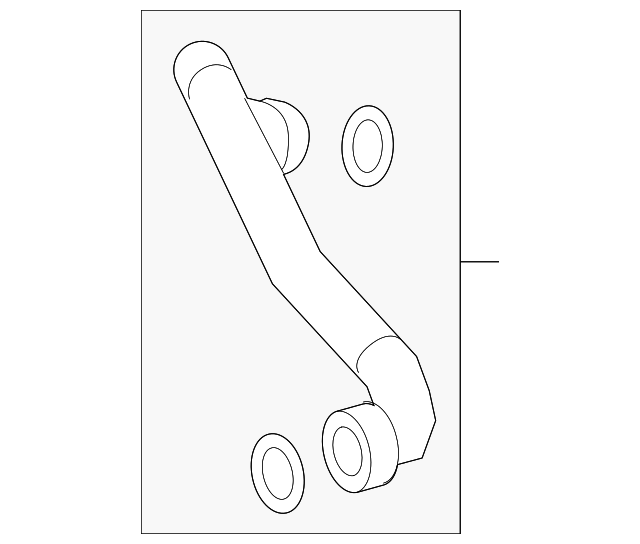 207-501-01-82 UPPER HOSE