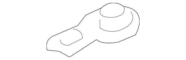25333-3F100 Деталь RADIATOR ASSY UPPER BRACKET, RIGHT