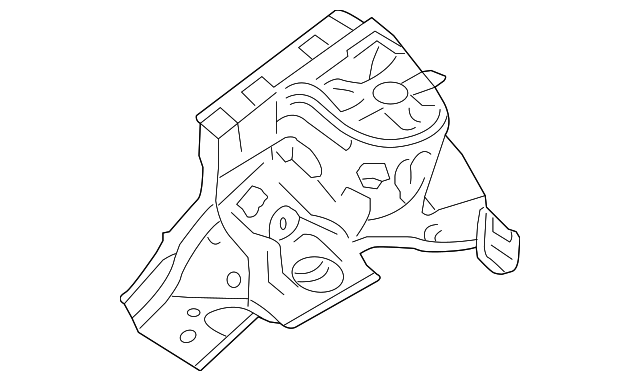 64501-0W000 Деталь APRON ASSY, LEFT