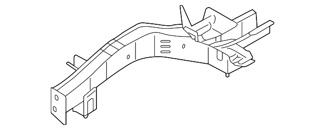 64601-0W000 Деталь LOWER RAIL, LEFT
