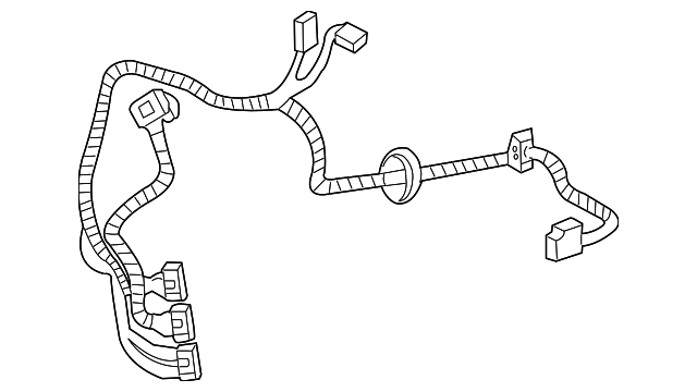 12163314 Деталь HARNESS, LEFT