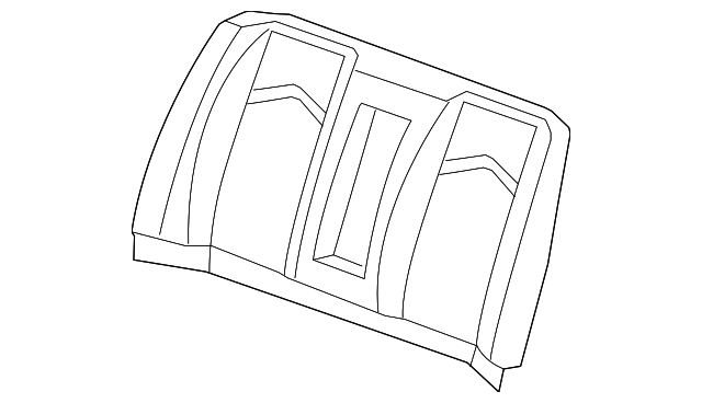 15898739 Деталь SEAT BACK COVER