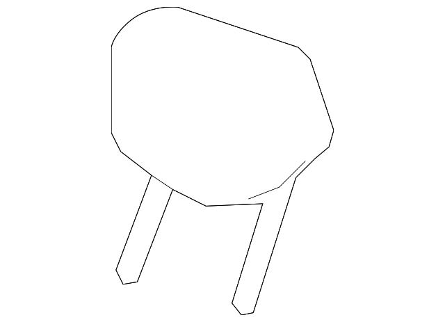 22786600 Деталь HEADREST, RIGHT