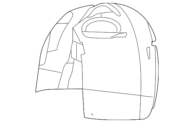 7B0-805-977-A Деталь FENDER LINER, LEFT