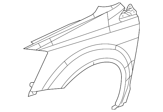 7B0-821-105-A Деталь FENDER, LEFT