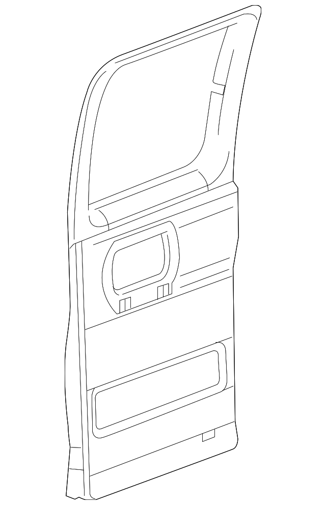 25759384 Деталь TRIM PANEL, RIGHT