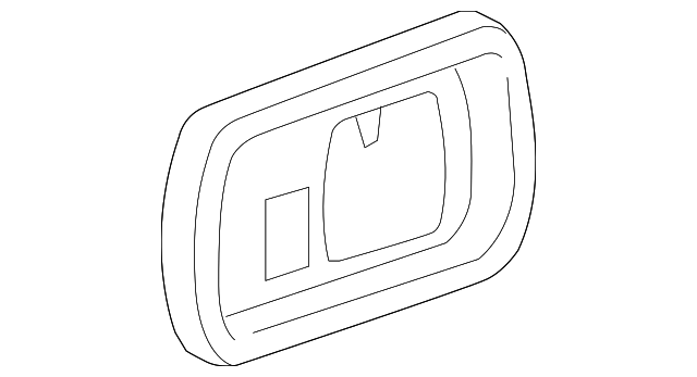 25749362 Деталь HANDLE BEZEL, LEFT