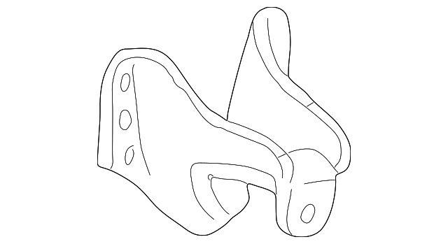 YC3Z5775AA Деталь SPRING BRACKET, RIGHT