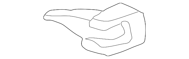 3C7Z5598AB Деталь SPACER, LEFT