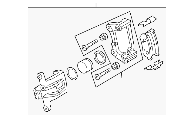 5540185Z10 Деталь CALIPER ASSY, RIGHT