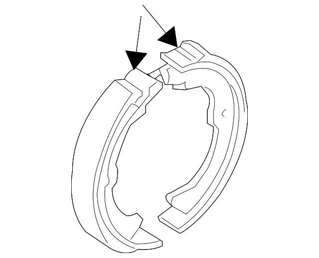 5460086Z00 Деталь PARK BRAKE SHOES