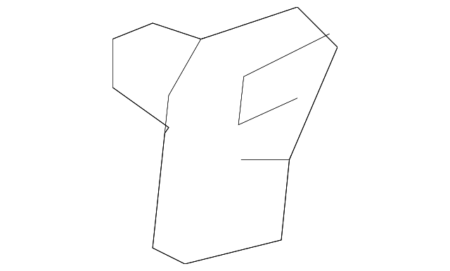 ZZCA-58-502 Деталь DOOR GLASS RETAINER, RIGHT