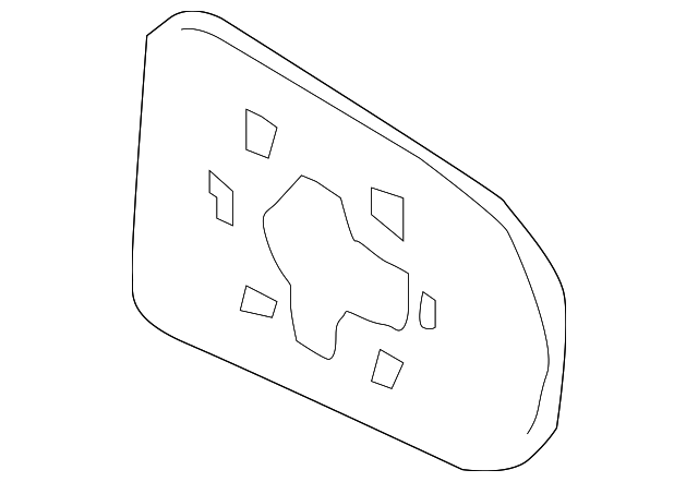 96365-4Z000 Деталь GLASS, RIGHT