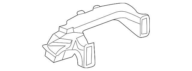 25687489 Деталь FRONT DUCT, RIGHT