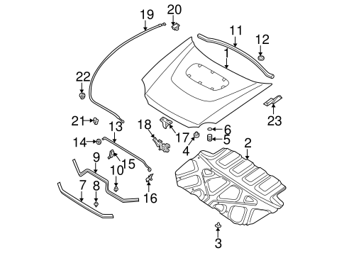 Impreza HOOD & COMPONENTS