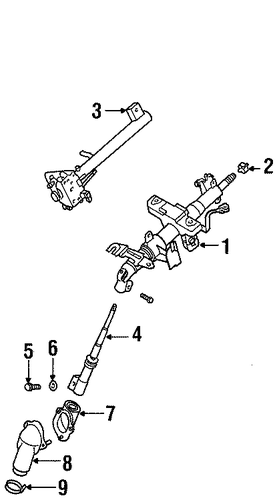 Quest STEERING COLUMN ASSEMBLY