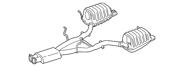 171-490-05-21 REAR PIPE ASSY