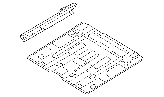 65100-2S400 Деталь FRONT FLOOR PAN
