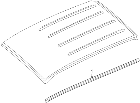 Tribute EXTERIOR TRIM - ROOF