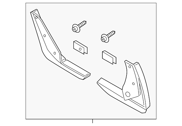 FT4Z-16A550-BA Деталь MUD GUARD, RIGHT