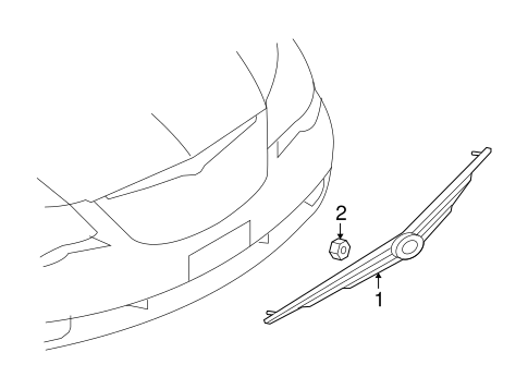 Sebring EXTERIOR TRIM - HOOD