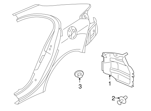Lancer EXTERIOR TRIM - QUARTER PANEL
