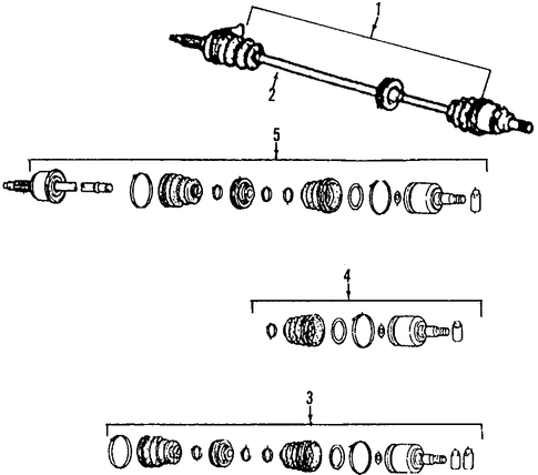 Rondo AXLE SHAFTS & JOINTS