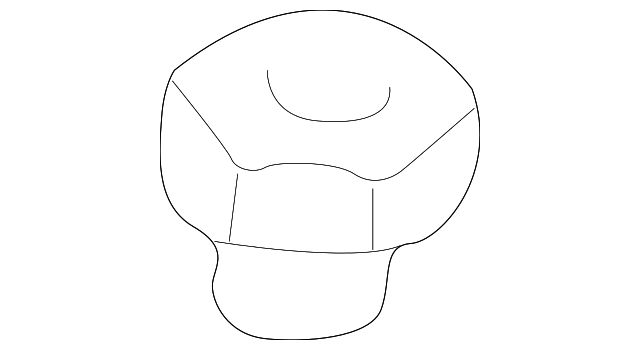 11609567 Деталь SIDE RAIL NUT, RIGHT