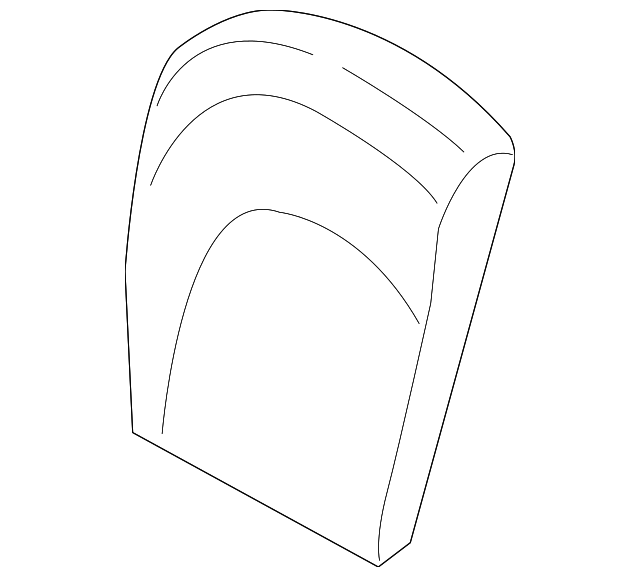 52207369538 Деталь SEAT BACK COVER