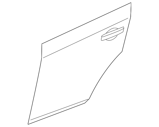 H2153-ZT5MA Деталь OUTER PANEL, LEFT