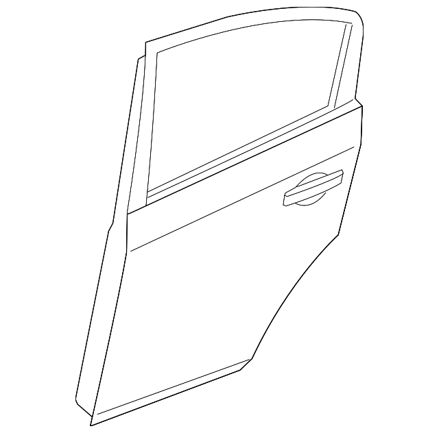 H2101-9AAAA Деталь DOOR SHELL, LEFT