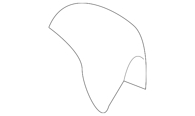 65035AJ030 Деталь WINDSHIELD PIN, LEFT