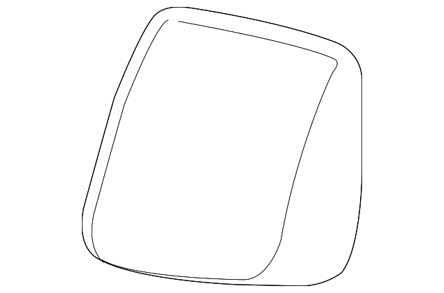 19317309 Деталь MIRROR COVER, LEFT