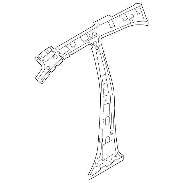71401-3E001 Деталь INNER CENTER PLR, LEFT