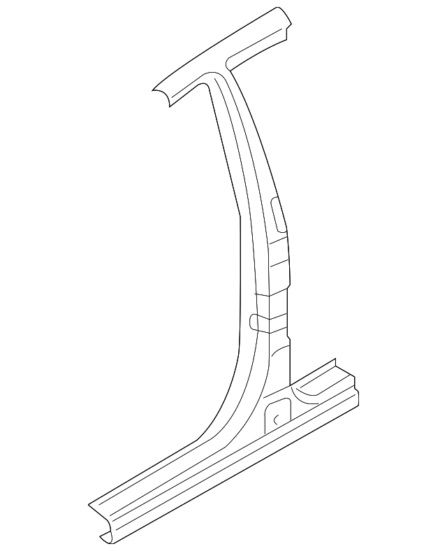 71101-3E1B1 Деталь CENTER PILLAR, LEFT
