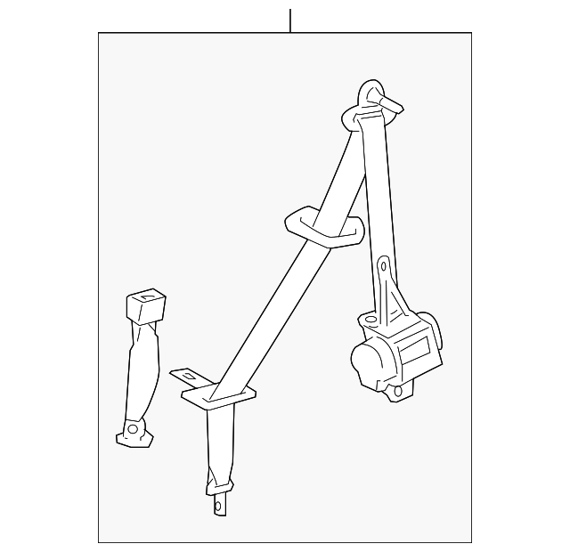 73560-48080-C0 Деталь BELT & RETRACTOR, RIGHT