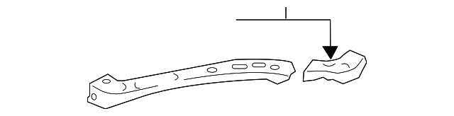 SU003-01367 Деталь UPPER PANEL, LEFT