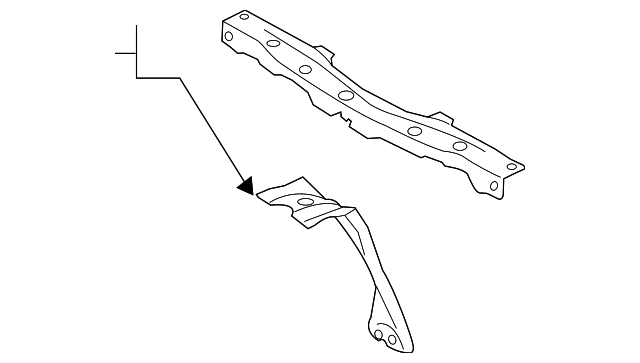 SU003-01365 Деталь UPPER TIE BAR