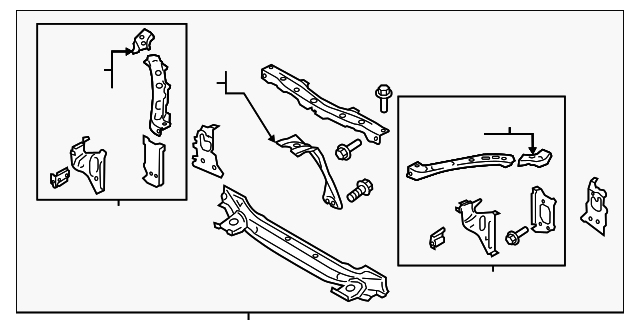 SU003-01364 Деталь RADIATOR SUPPORT