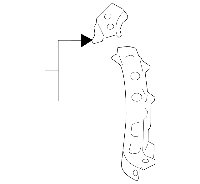 SU003-01366 Деталь UPPER PANEL, RIGHT