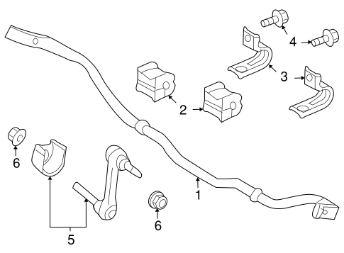 Tribute STABILIZER BAR & COMPONENTS