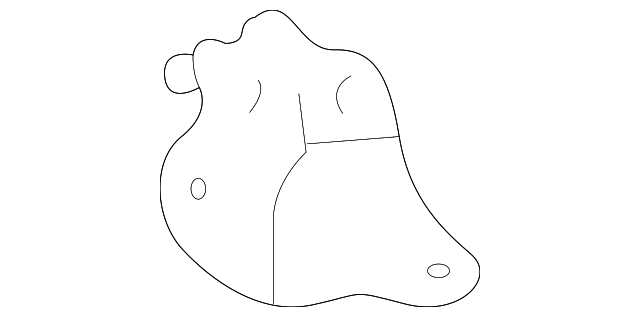 55374-48020 INSTRUMENT PANEL LOWER BRACKET, LEFT