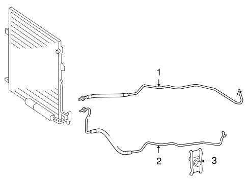 CL65 AMG TRANS OIL COOLER