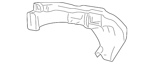 ZZCA-64-851 Деталь UPPER DUCT, LEFT