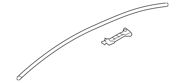 7400A172 Деталь DRIP MOLDING, RIGHT