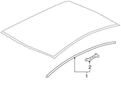 Lancer EXTERIOR TRIM - ROOF 2