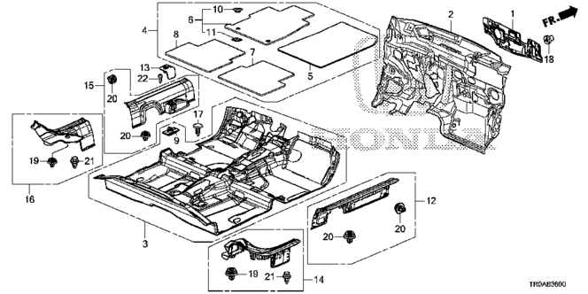 CIVIC SEDAN FLOOR MAT